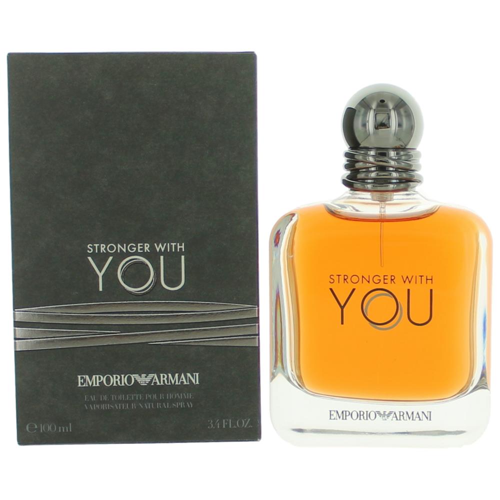 Photo of Stronger With You by Emporio Armani, 3.4 oz EDT Spray for Men